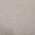 Accent Chair Beige Fabric