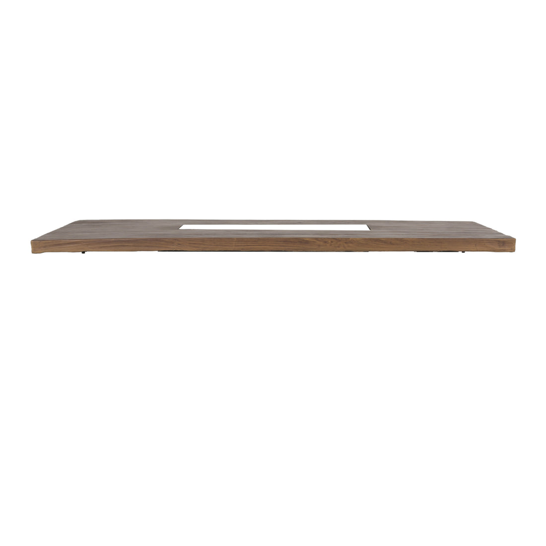 Brody Dining Fire Table Top 40,000Btu Tank Outside Brown Magnesium Oxide