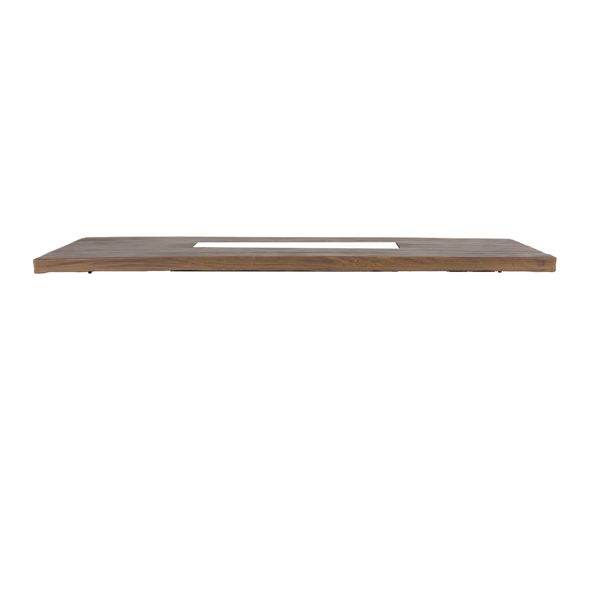 Brody Dining Fire Table Top 40,000Btu Tank Outside Brown Magnesium Oxide