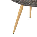 Gila Dining Chair With Heat Tranfer Legs,Set Of 2 Brown Multi Rattan