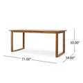 Nash Dining Table Teak Wood