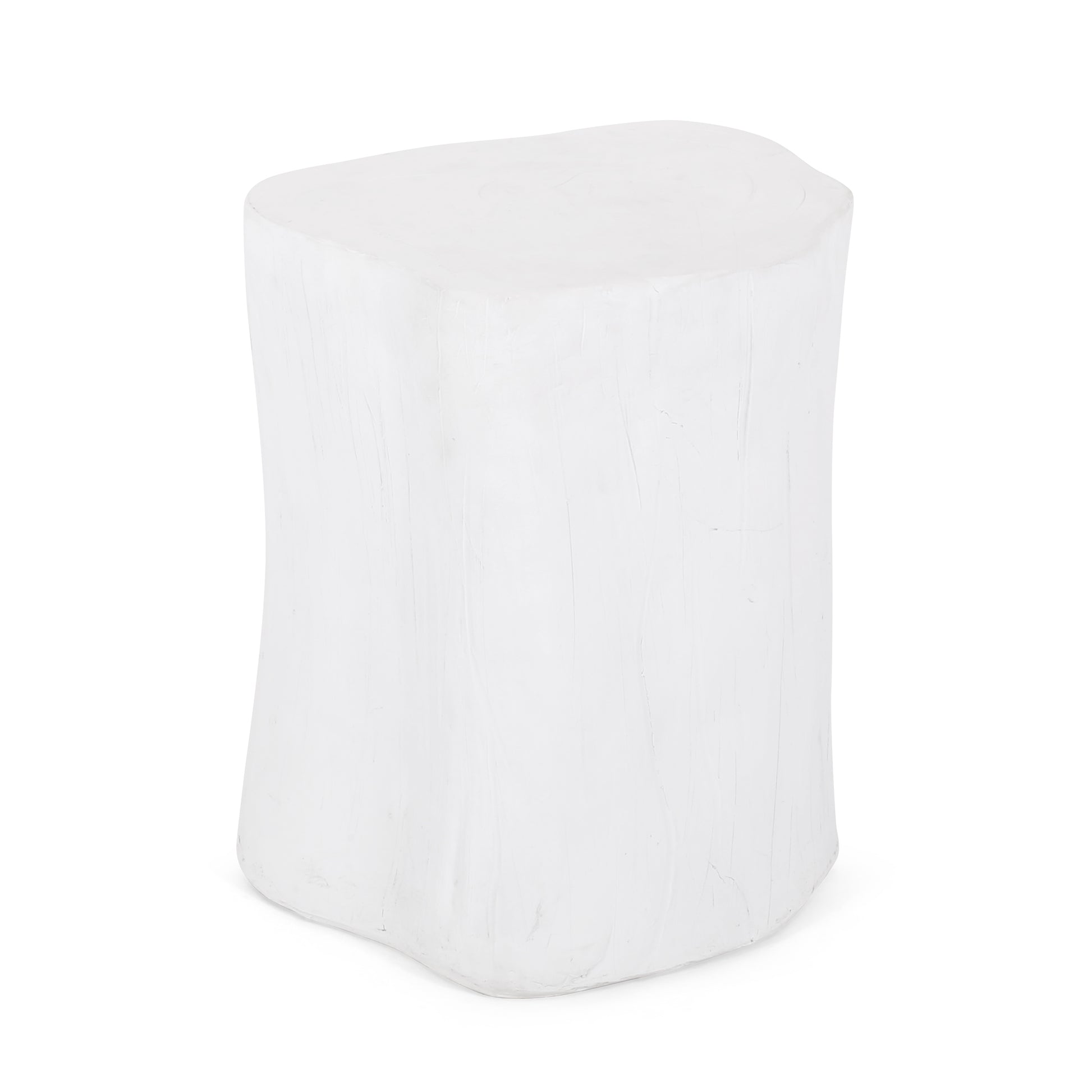 End Table Antique White Magnesium Oxide