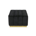 Ottoman Black Velvet