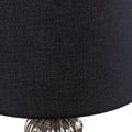 Lyratta Table Lamp Black Glass