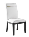 Yves 9 Piece Dining Set White White Wood