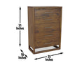 Lofton Drawer Chest Brown Brown Wood