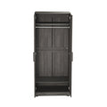 Delaney 2 Door Wardrobe Grey Mdf