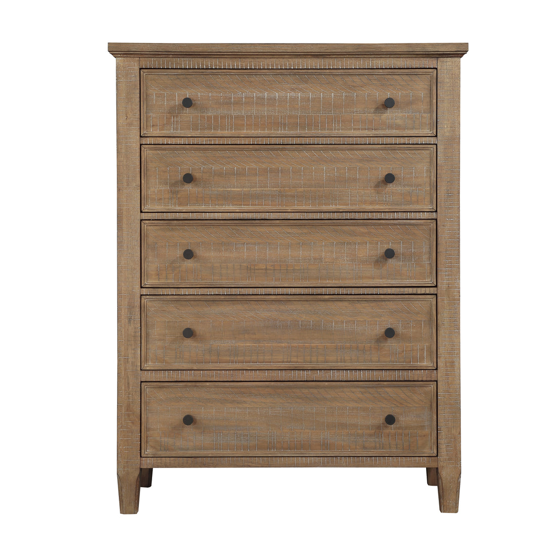 Riverdale Drawer Chest Dark Brown Dark Brown Wood