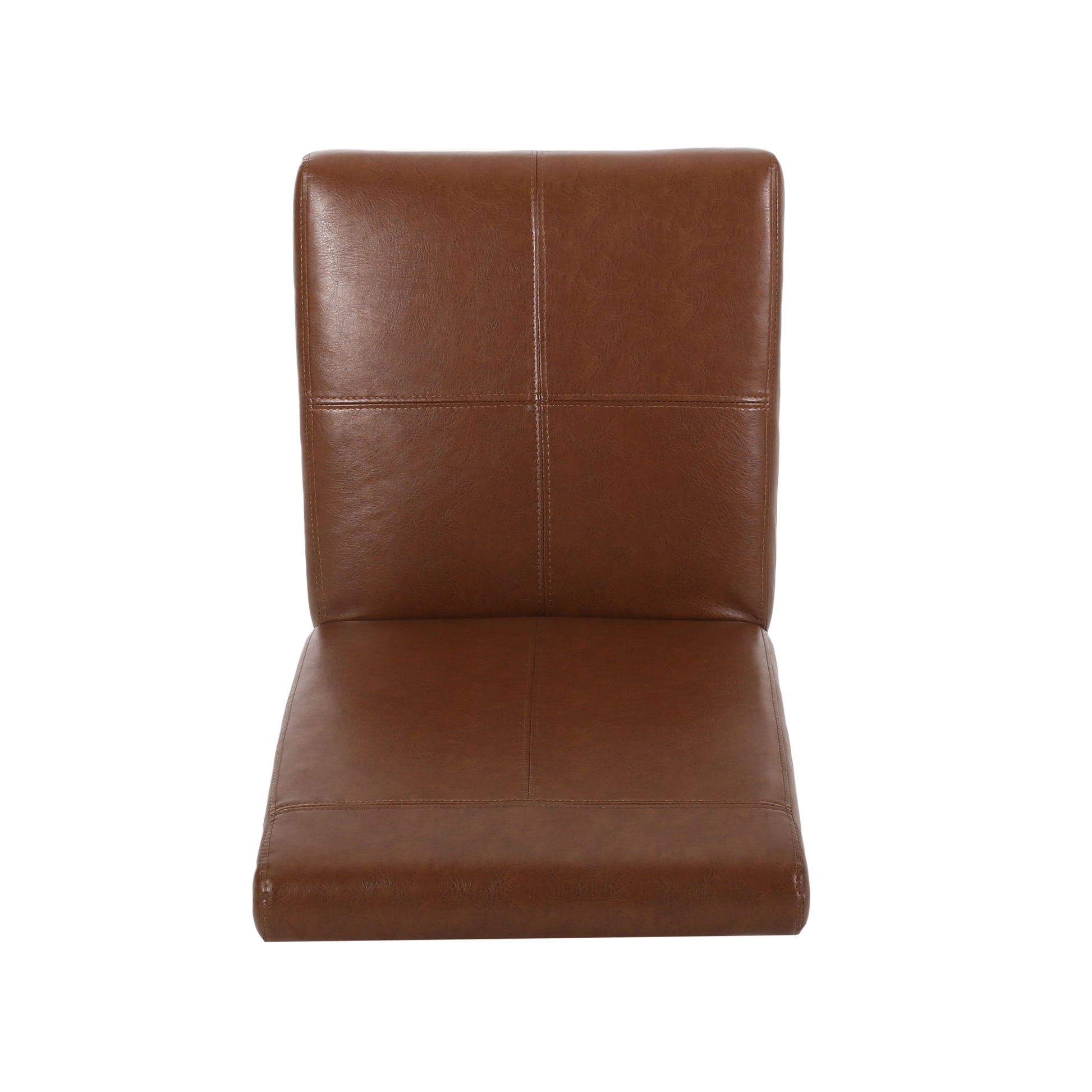 Pertica Kd Dining Chair Light Brown Pu Leather