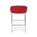 Counter Stool2Pcs Set Red Fabric