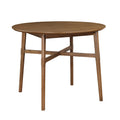 Oslo Round Counter Table Dark Brown Dark Brown Wood