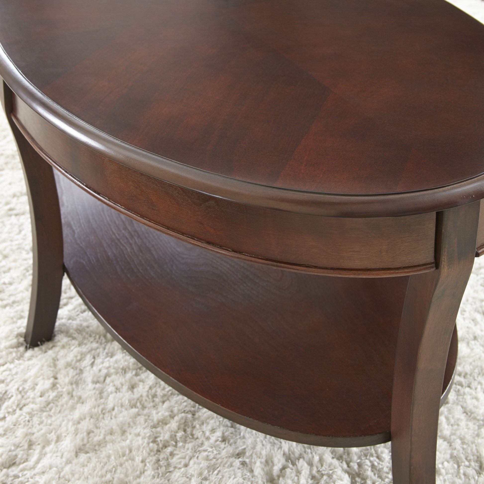 Troy Cocktail Table Brown Brown Wood