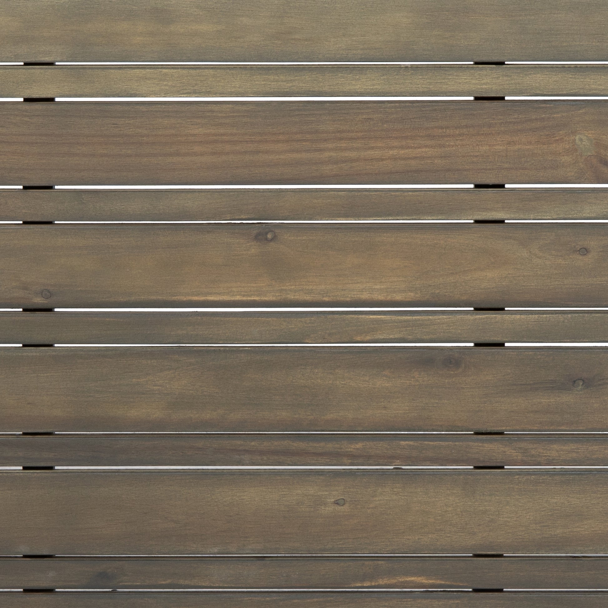 Outdoor 4 Seater Acacia Wood Chat Set With Wicker Accents And Cushions, Gray Mixed Gray Dark Gray Gray Acacia Wood