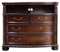 Monte Carlo Media Chest Dark Brown Dark Brown Wood