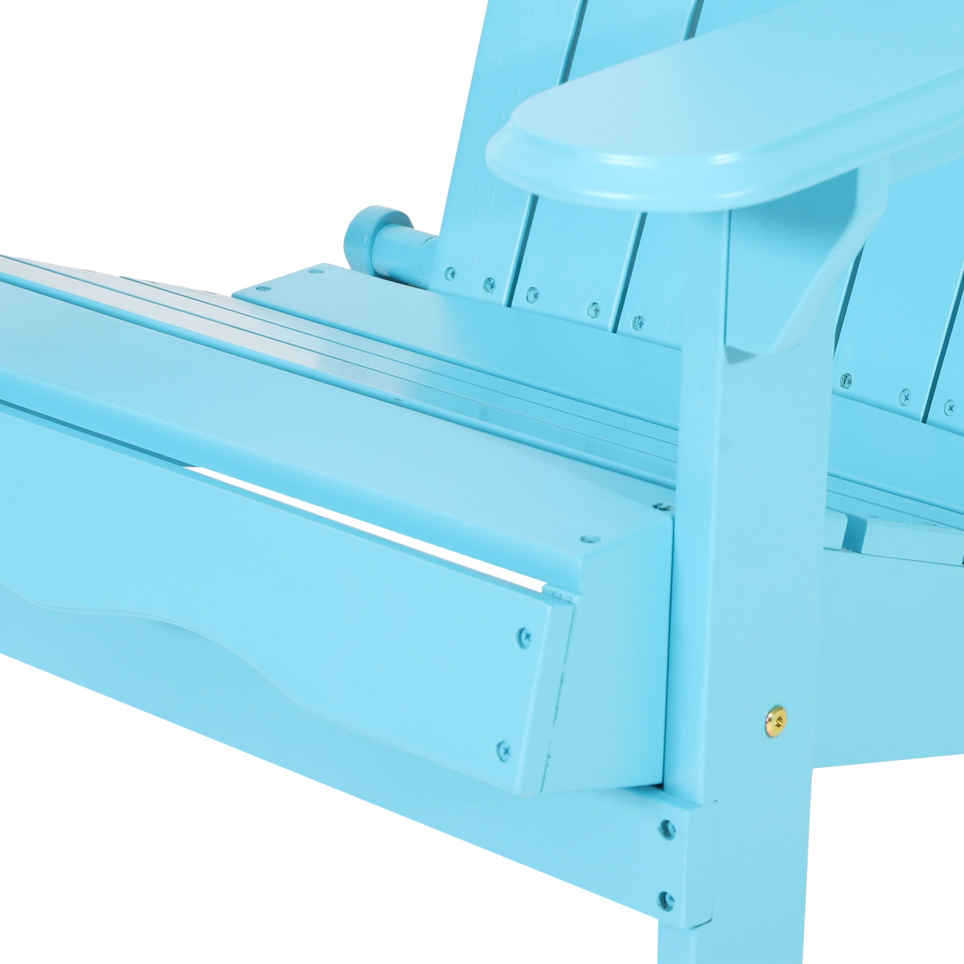 Malibu Adirondack Chair Blue Acacia Wood
