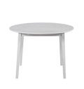 Naples Drop Leaf Dining Table White White Wood