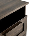 Delaney 1 Drawer Nightstand Walnut Mdf