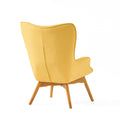 Contour Chair Yellow Fabric