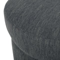 Swivel Club Chair Charcoal Fabric
