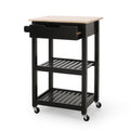 Kitchen Cart - Black Wood