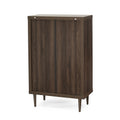 Nordic 5 Drawer Chest Walnut Mdf