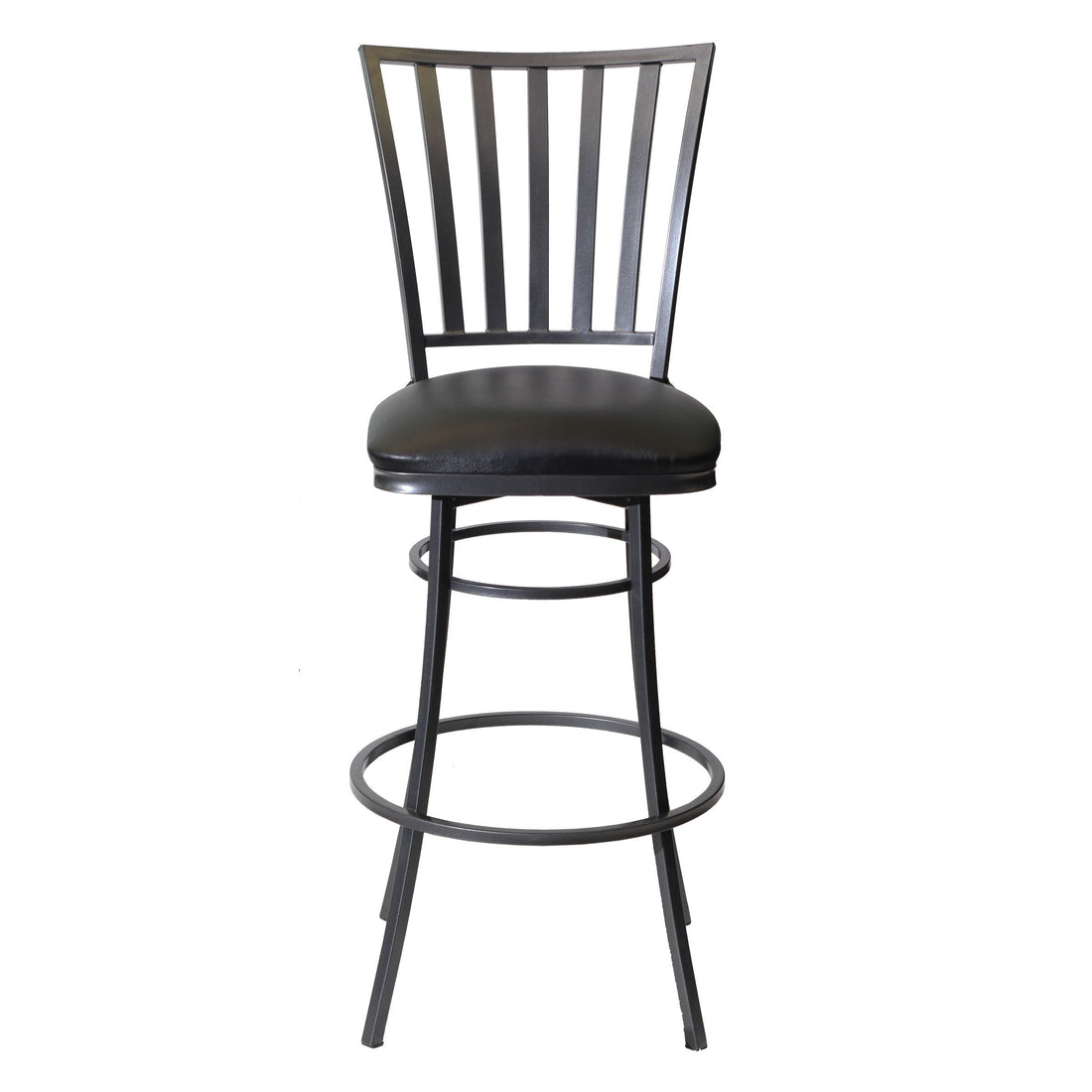 Stellan Swivel Barstool Black Black Wood