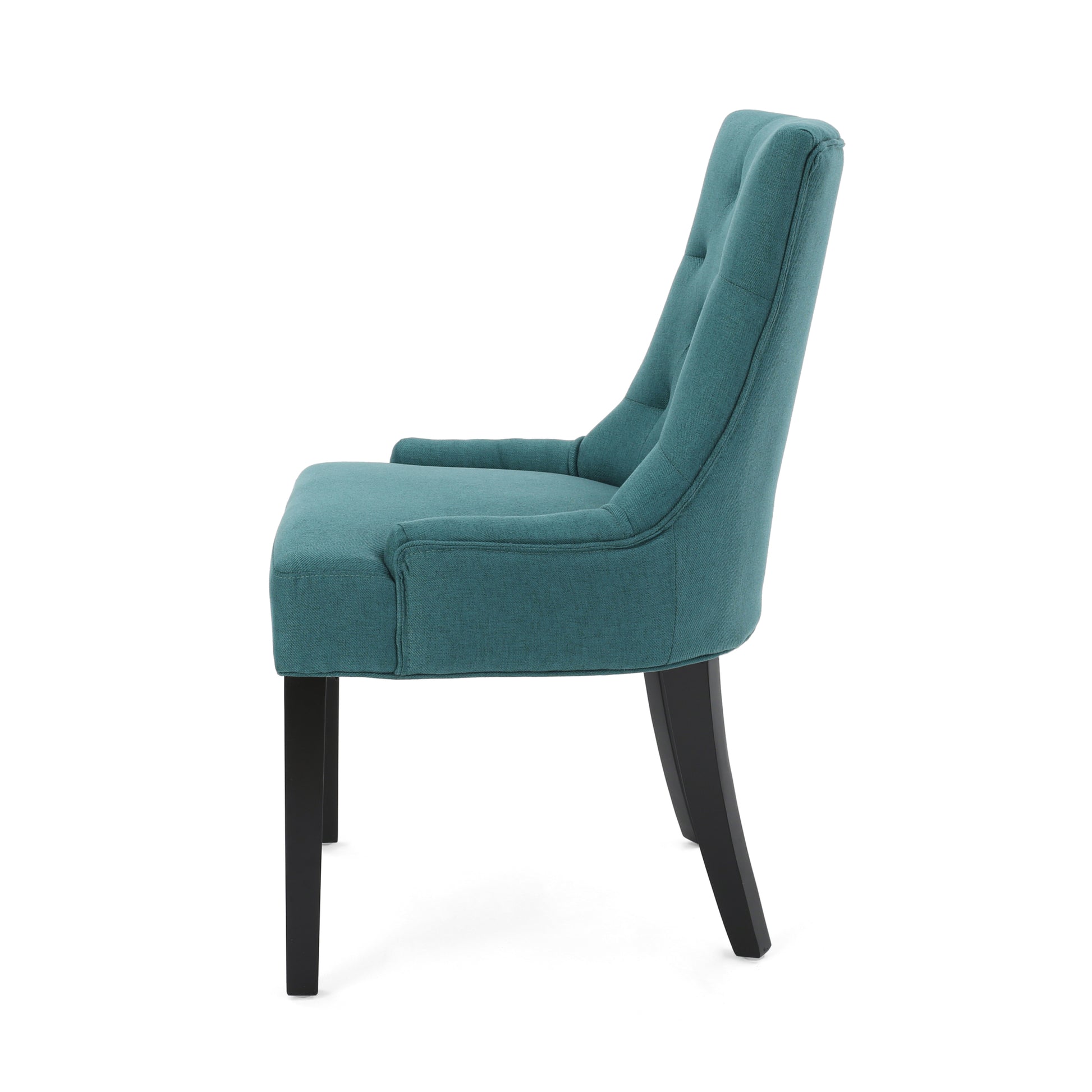 Cheney Dining Chair Kd Set Of 2 - Teal Fabric