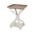 Accent Table Natural White Mdf