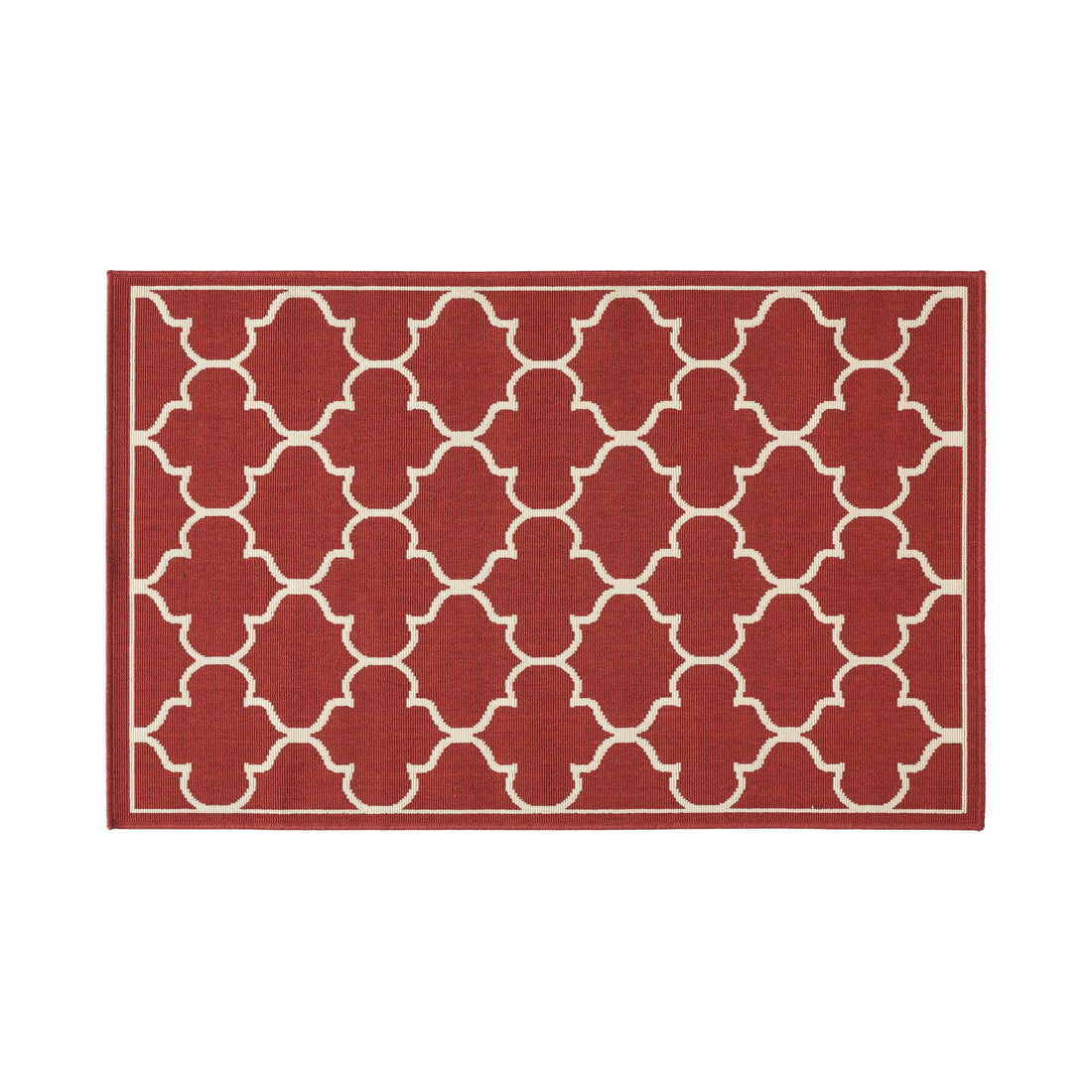 Meridian 1295R 3'3" X 5' Red Polypropylene