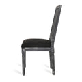 Dining Chair Black Fabric