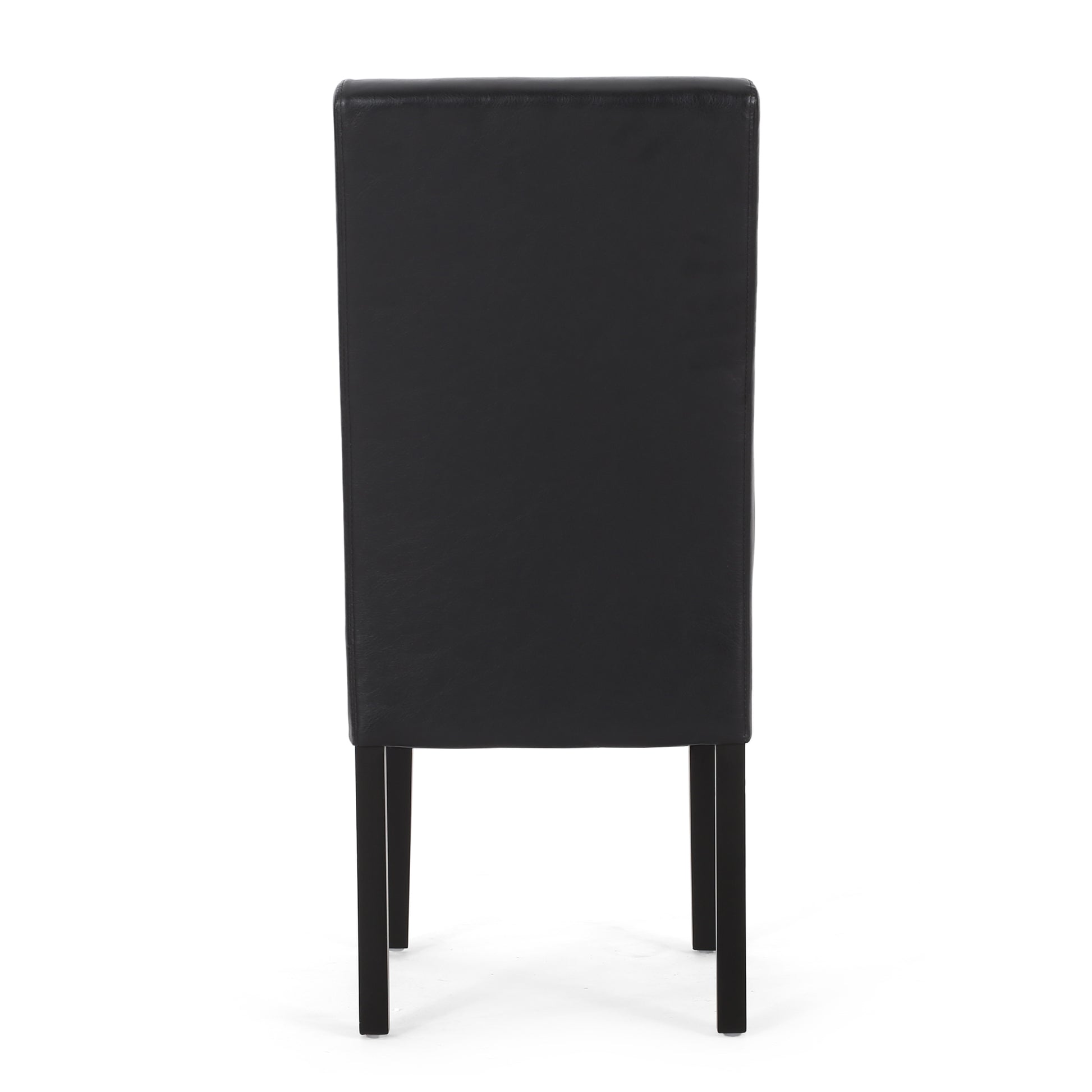 Dining Chair Mp2 Set Of 2 Black Pu