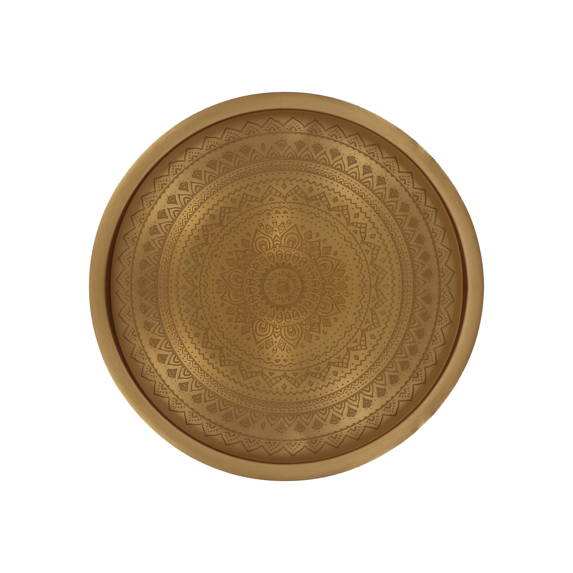 Cb Tray Table Gold Iron