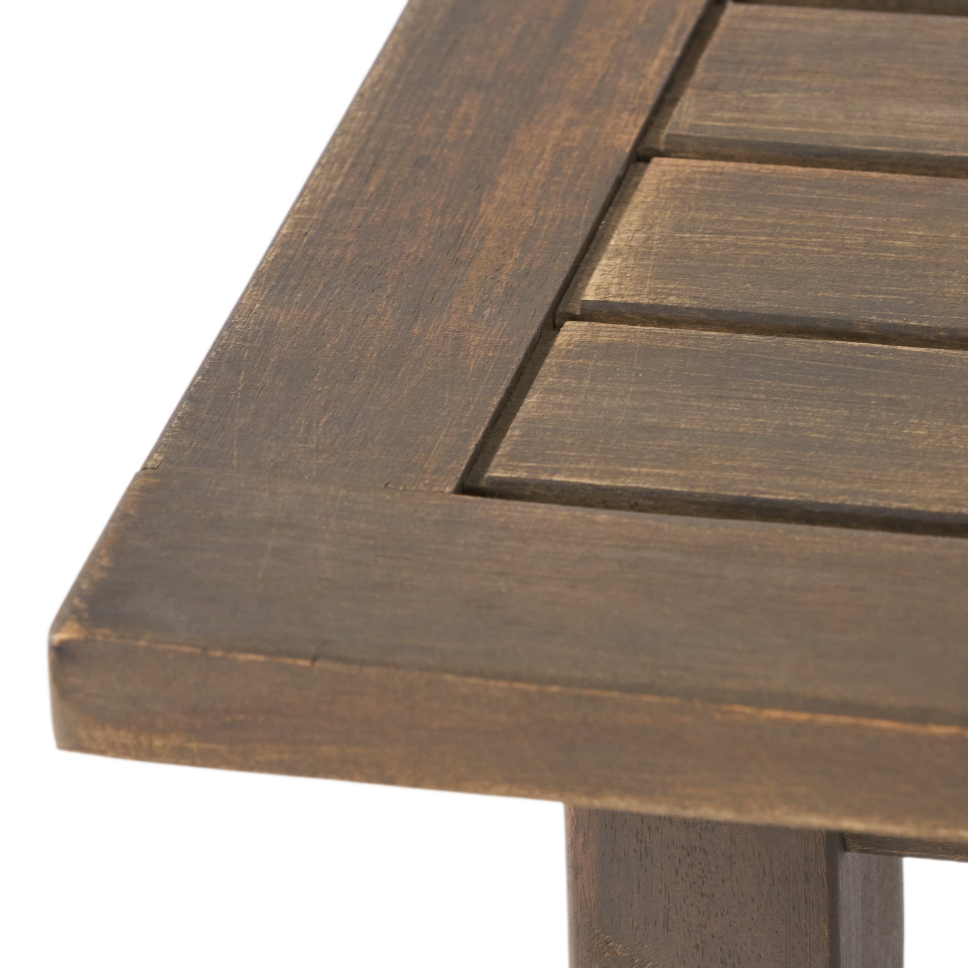 Selma End Table Grey Acacia Wood