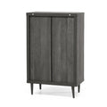 Nordic 5 Drawer Chest Grey Mdf