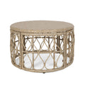 Bruce Coffee Table - Brown Rattan