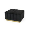 Ottoman Black Velvet