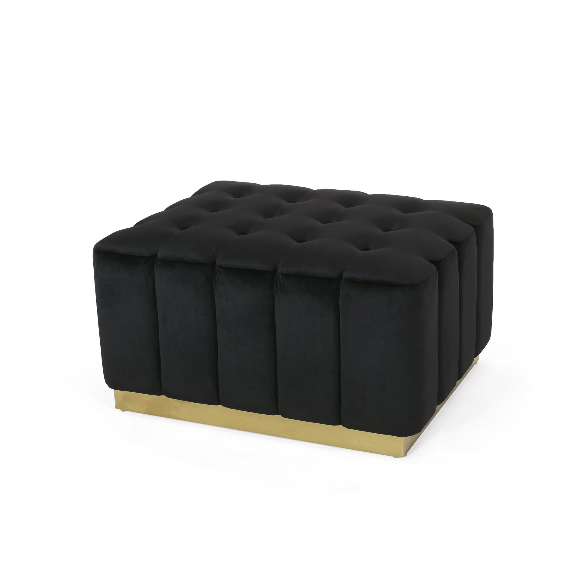 Ottoman Black Velvet