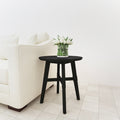 Oslo End Table Black Black Wood