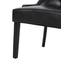 Cheney Dining Chair Kd Mp2 Set Of 2 Black Pu