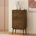 Disa 4 Drawer Chest Walnut Mdf