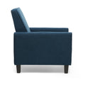Navy Blue Fabric Push Back Chair For Elegant Home D Cor Navy Blue Fabric