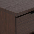 4 Drawer Wide Chest Walnut Mdf