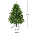 4.5 'Norway Hinged Tree 663 Tips,Dia:40 Green Pvc