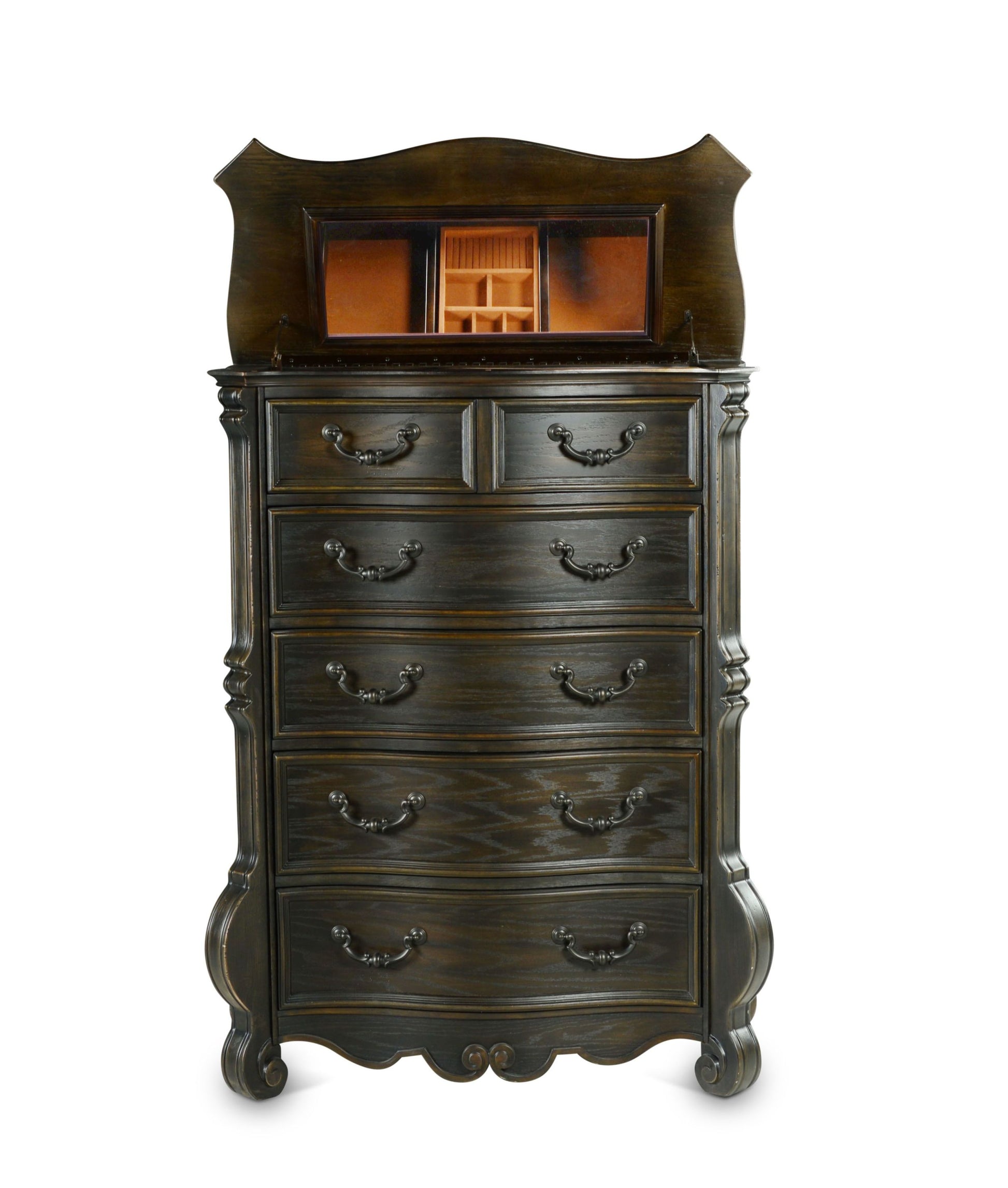 Rhapsody Lift Top Chest Dark Brown Dark Brown Wood