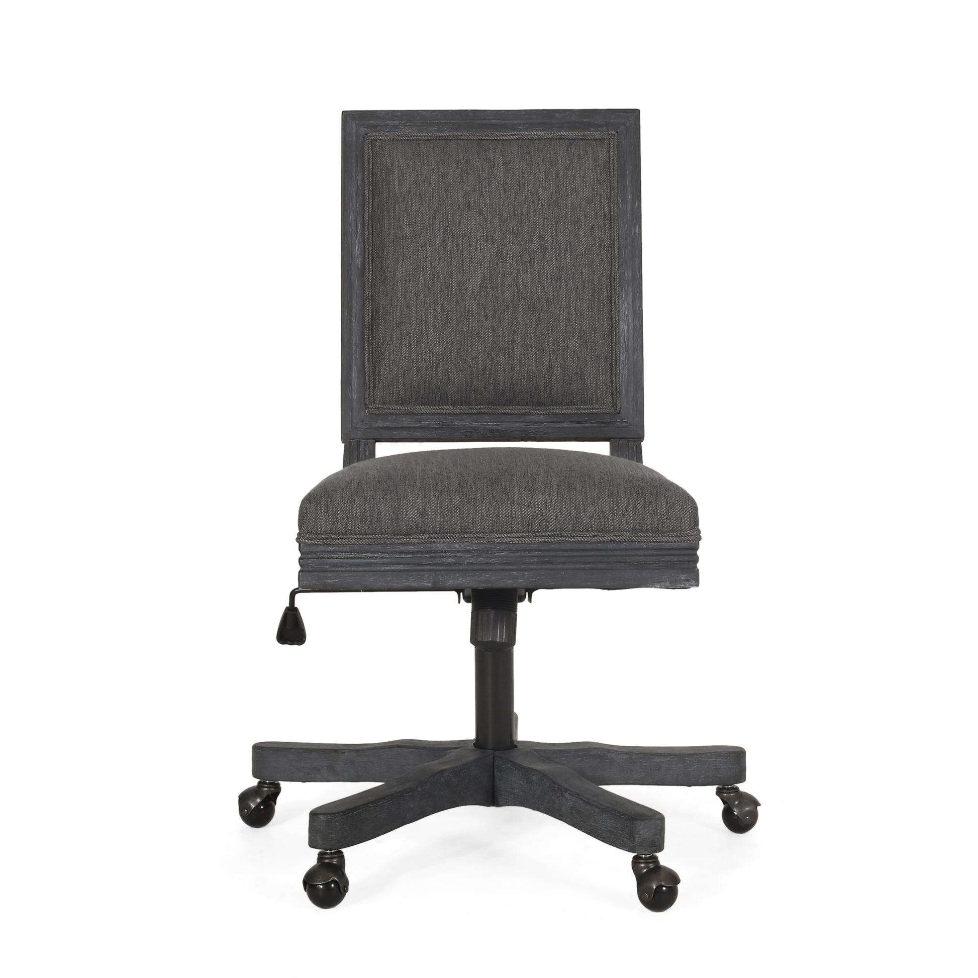 Swivel&Lift Office Chair Grey Fabric