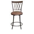 Sedona Swivel Counter Stool Dark Brown Dark Brown Wood