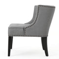 Occassional Chair Grey Fabric