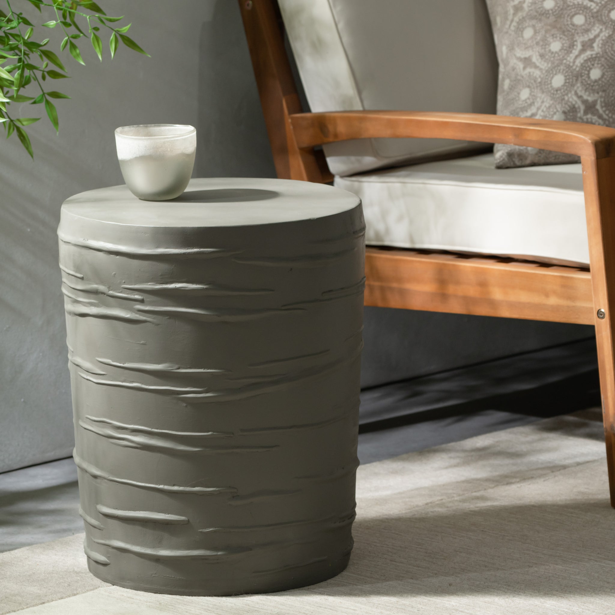 Birch 16 Mgo Side Table - Light Gray Magnesium