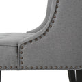 Occassional Chair Grey Fabric
