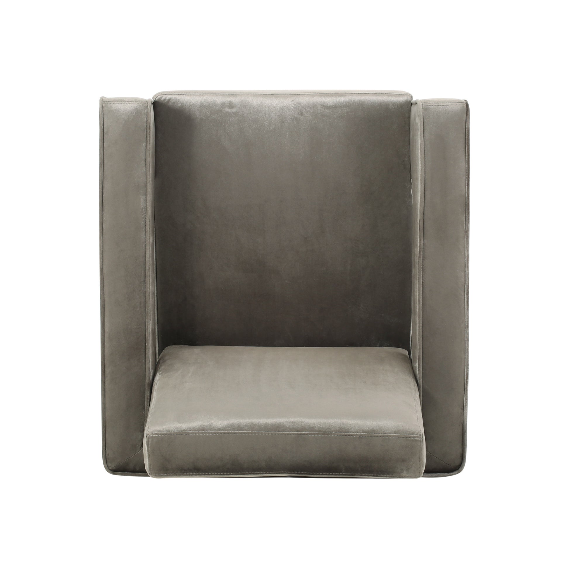 Arm Chair Grey Velvet